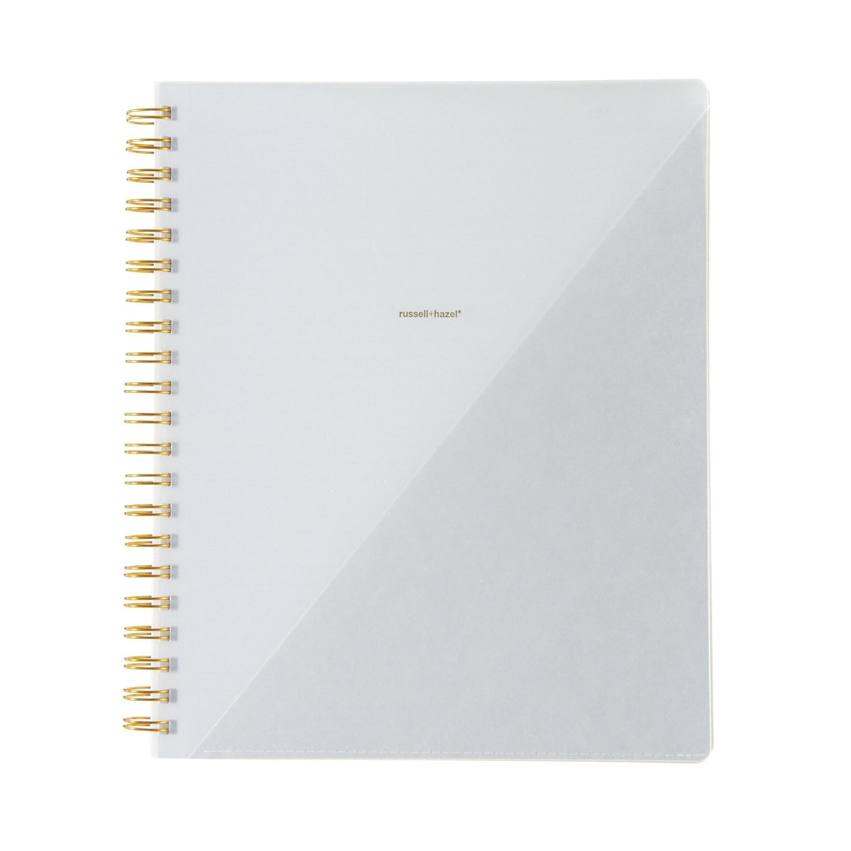 Signature Spiral Notebook with Pocket - Charcoal russell+hazel Notebook 56301