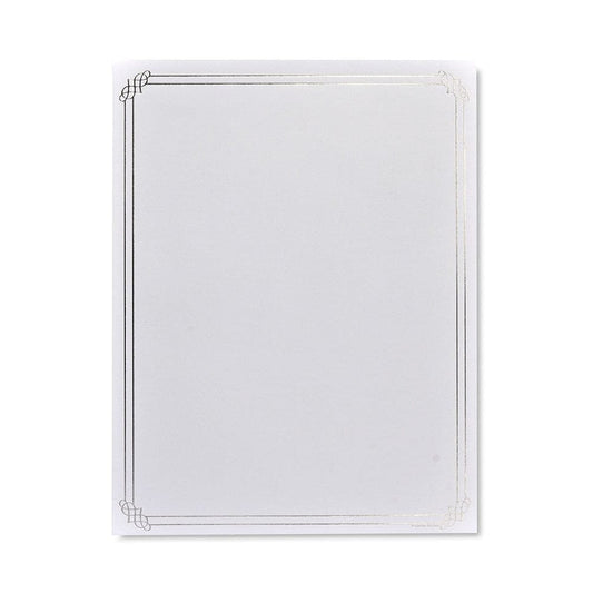 Silver Foil Border Stationery Paper - 40 Count Gartner Studios Stationery Paper 24657