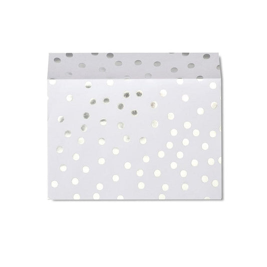 Silver Foil Dots A9 Envelope Liners - 20 Count Gartner Studios Envelopes 27493