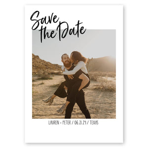 Simple Dated Save The Date Black Gartner Studios Save The Dates 96020