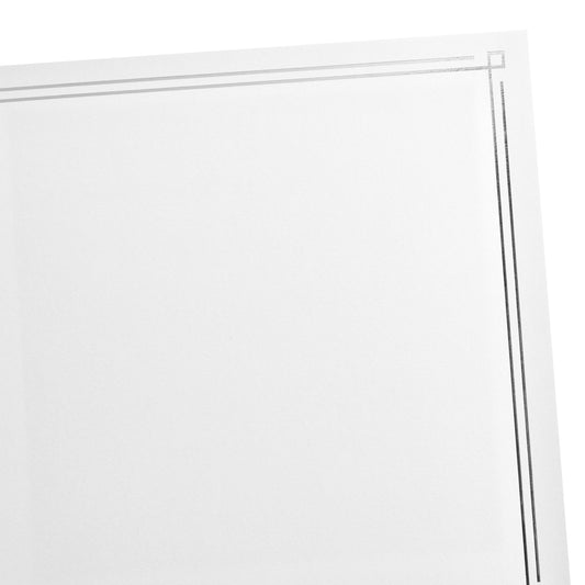 Simple Silver Foil Certificate Paper - 15 Count Gartner Studios Certificate Paper