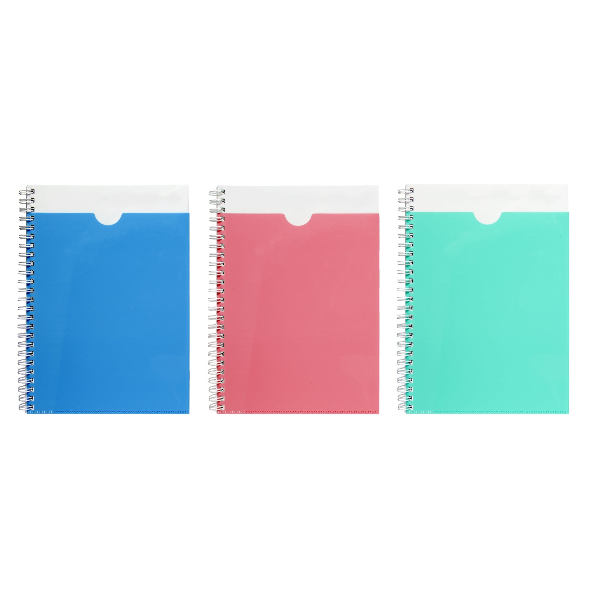 Smart Date Dual-Pocket Jr. Notebook - Teal, Blue or Red Red Gartner Studios Notebooks 64367
