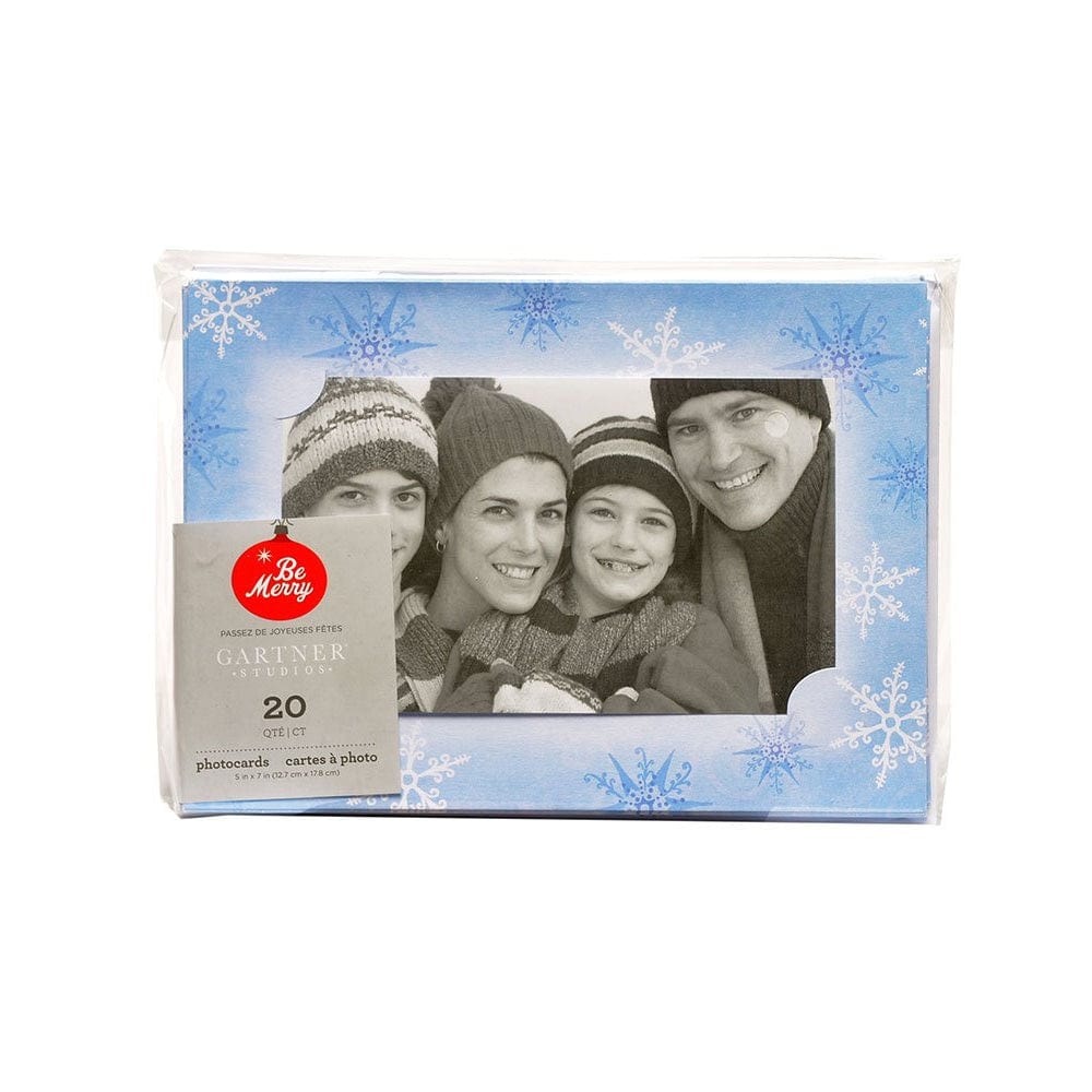 Snowflake Photo Cards Gartner Studios Cards - Christmas 10437