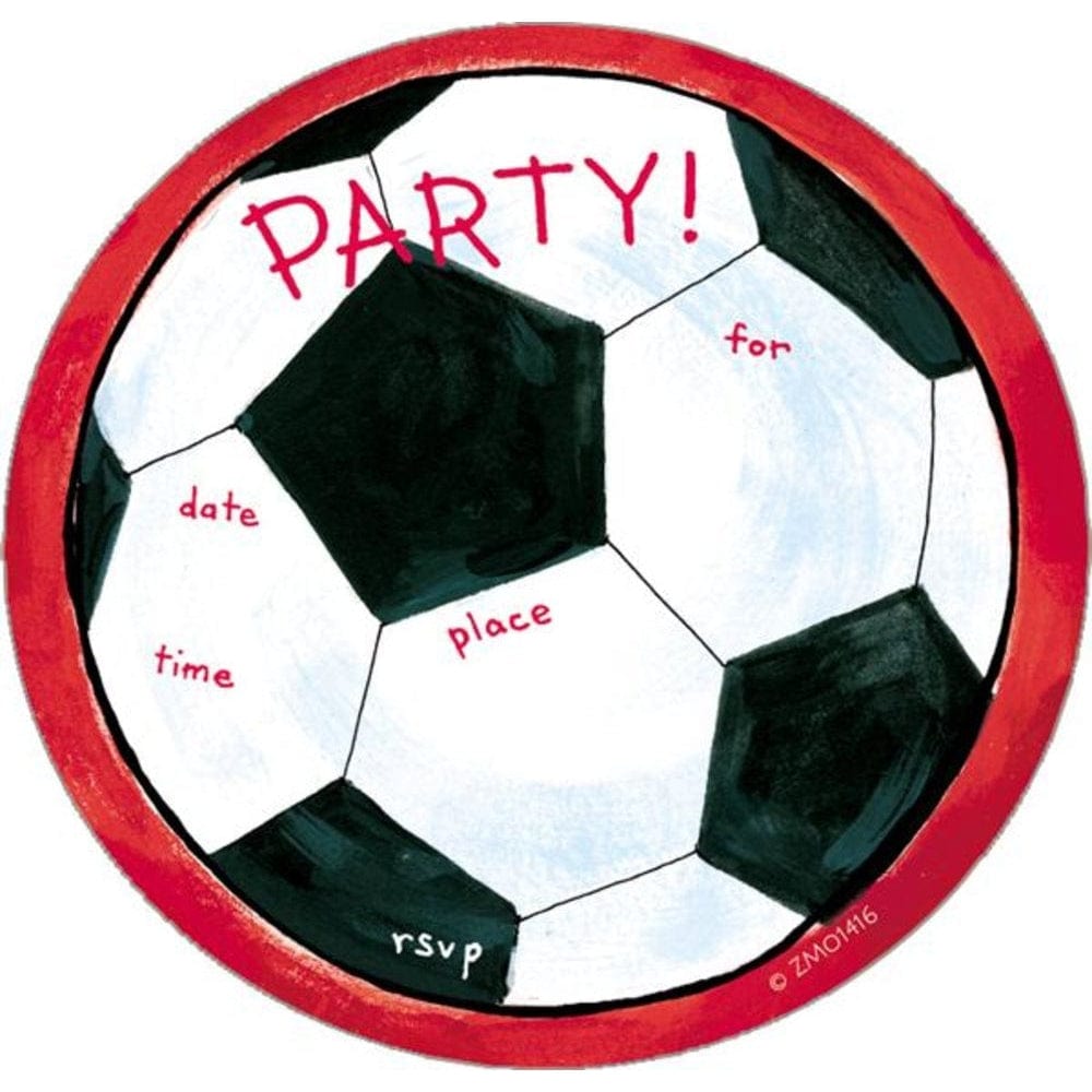 Soccer Ball Fill In Invitations Gartner Studios Invitations ZM0141602