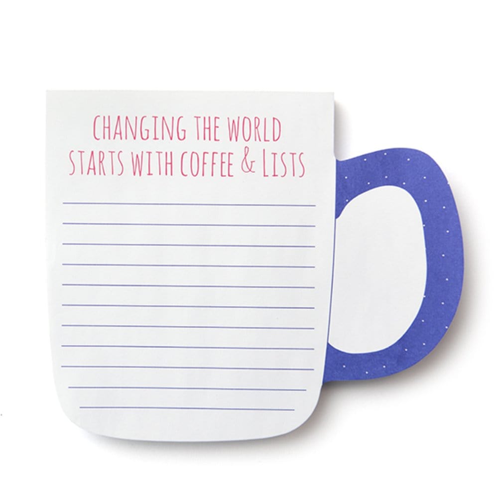 start With Coffee&#39; Magnetic Notepad Gartner Studios Notepads 41464