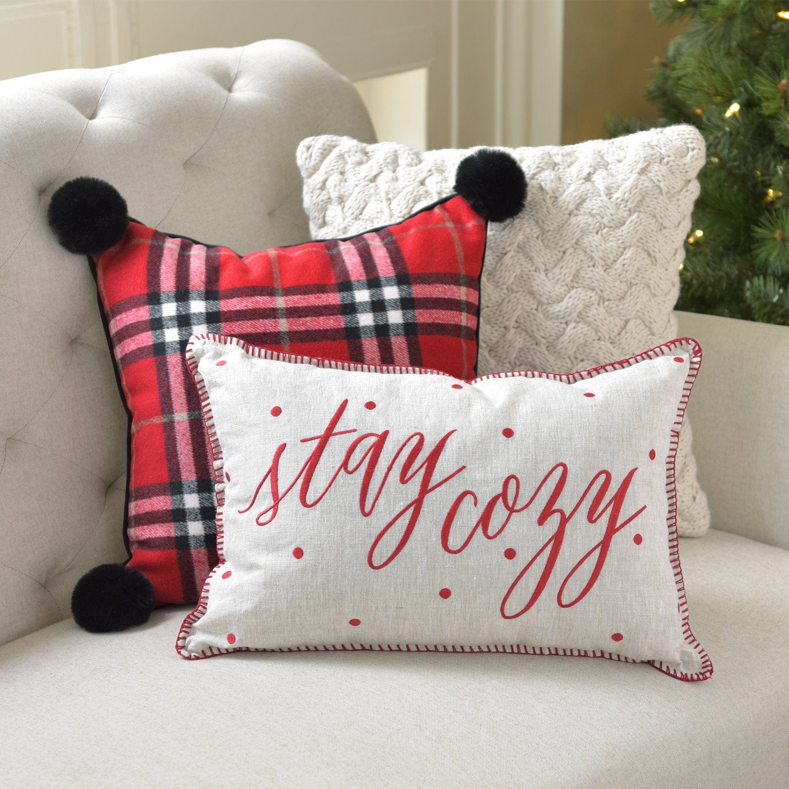 Stay Cozy Throw Pillow Gartner Studios Pillow 45410