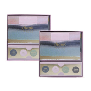 Striped Thank You Cards - 2 Pack Gartner Studios Cards - Thank You 95355