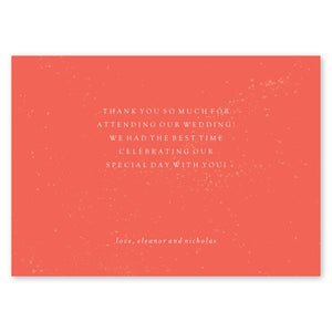 Subtle Stipple Wedding Thank You Gartner Studios Cards - Thank You