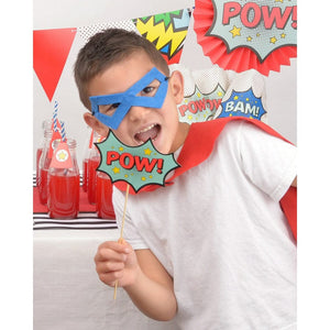 Superhero Party Mask And Cape Set Gartner Studios Decorations 24255
