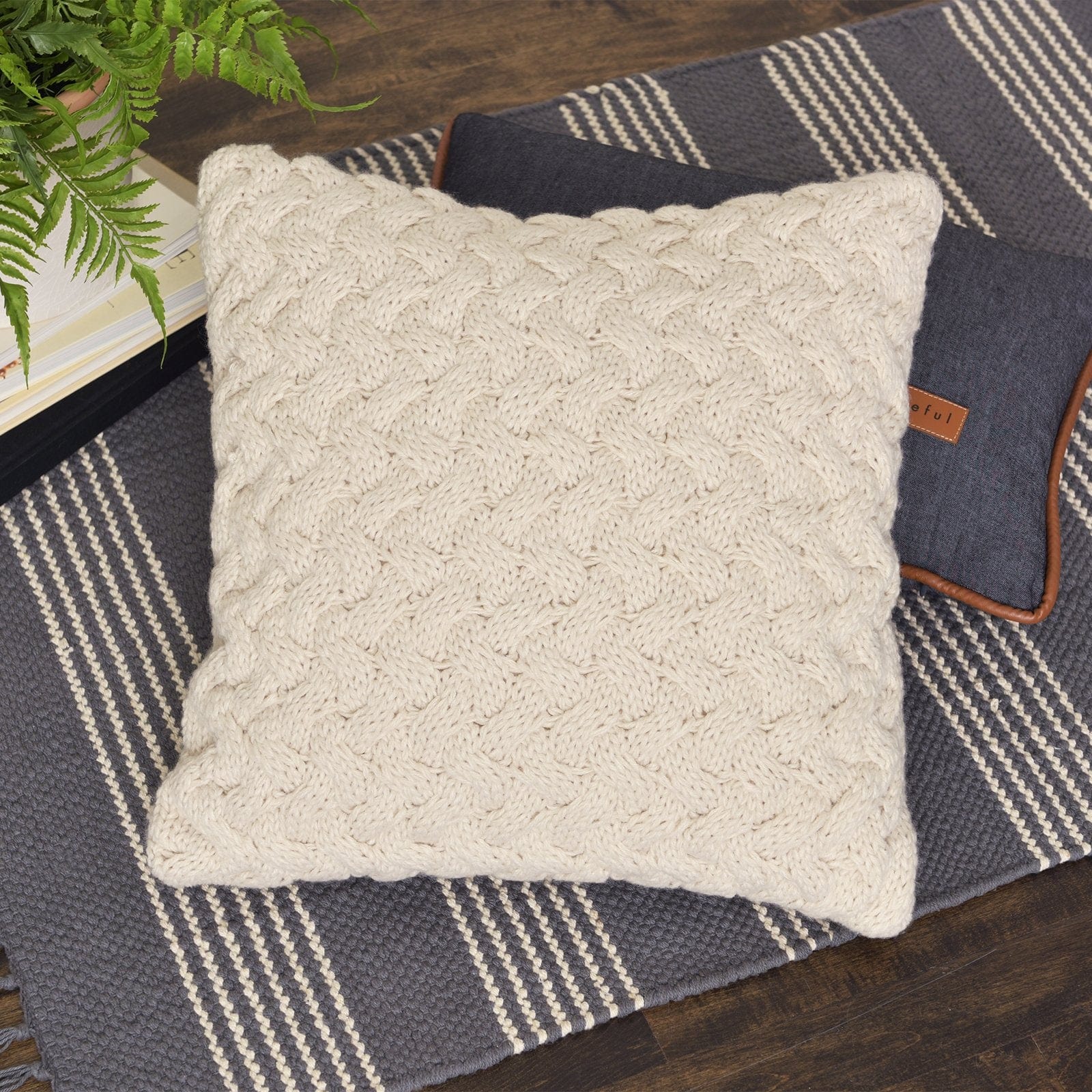 Sweater Knit Throw Pillow Gartner Studios Pillow 45545