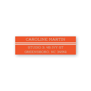 Tailored Sequence Custom Address Labels Orange Gartner Studios Address Labels 97466