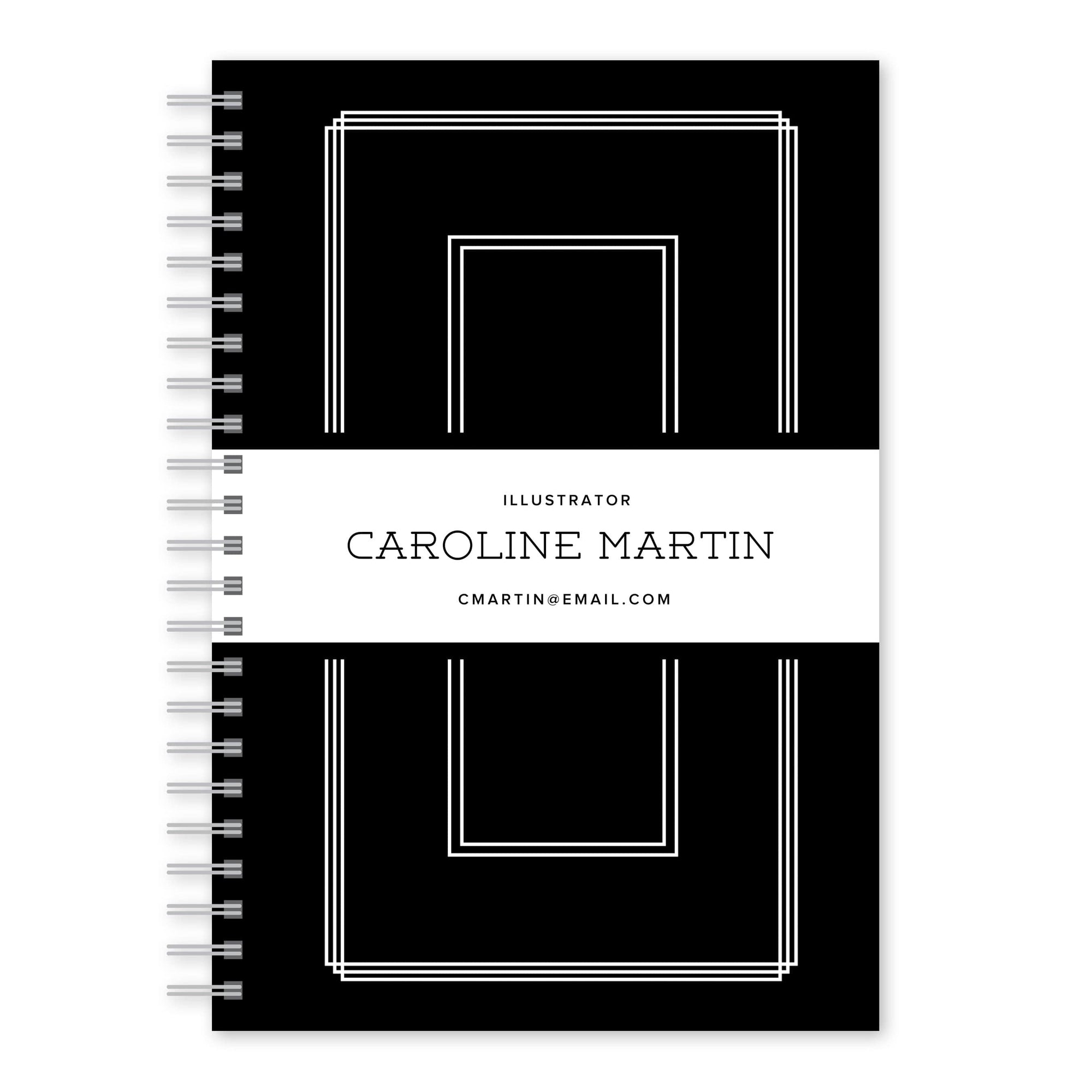 Tailored Sequence Custom Notebook Black Gartner Studios Notebooks 97504