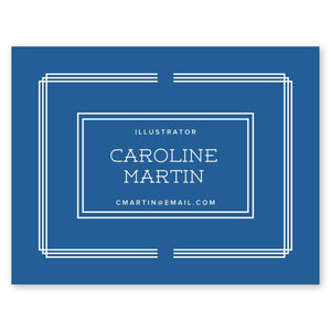 Tailored Sequence Custom Notecard Navy Gartner Studios Note Cards 97560