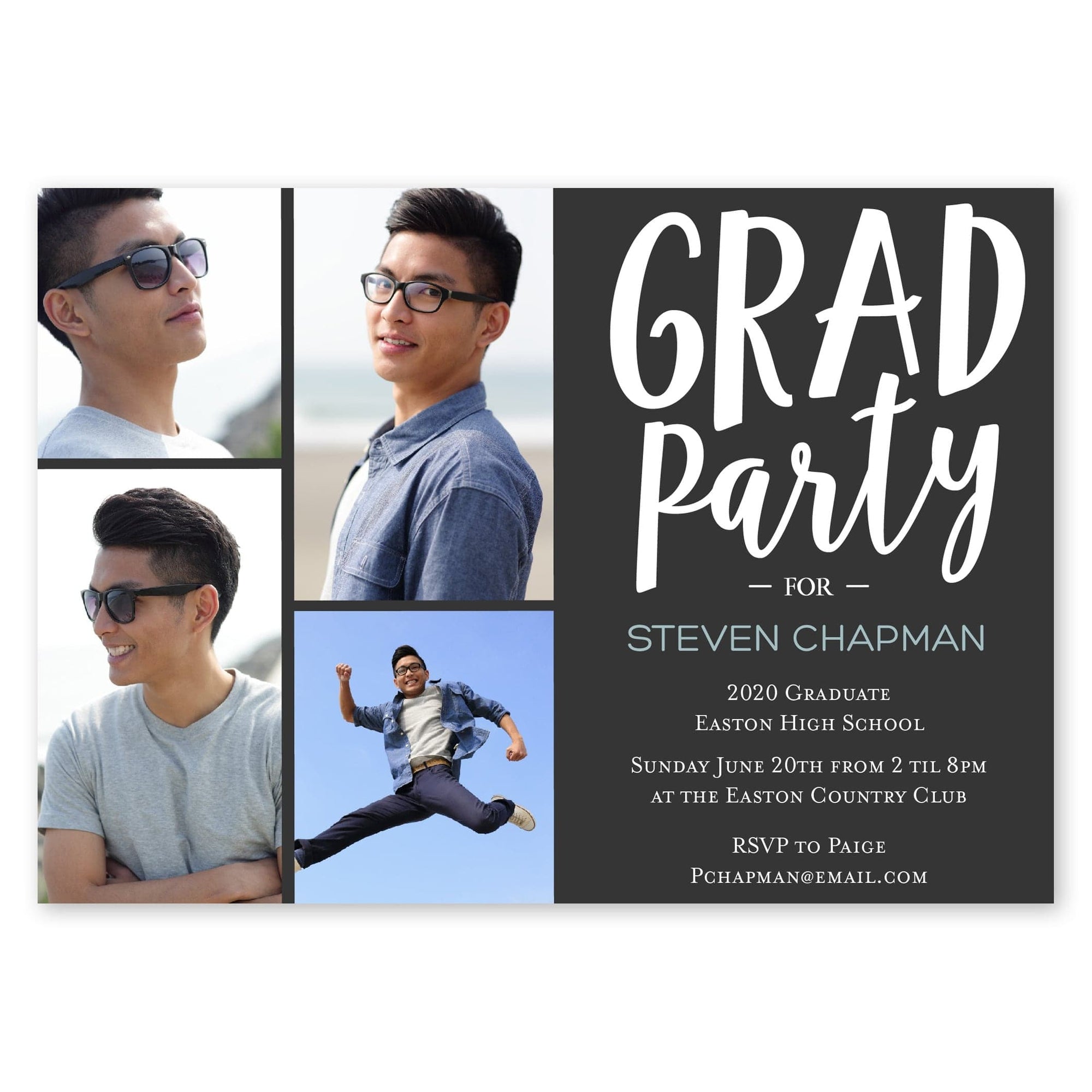 Take Note Graduation Announcement Charcoal Gartner Studios Graduation Announcement 97678