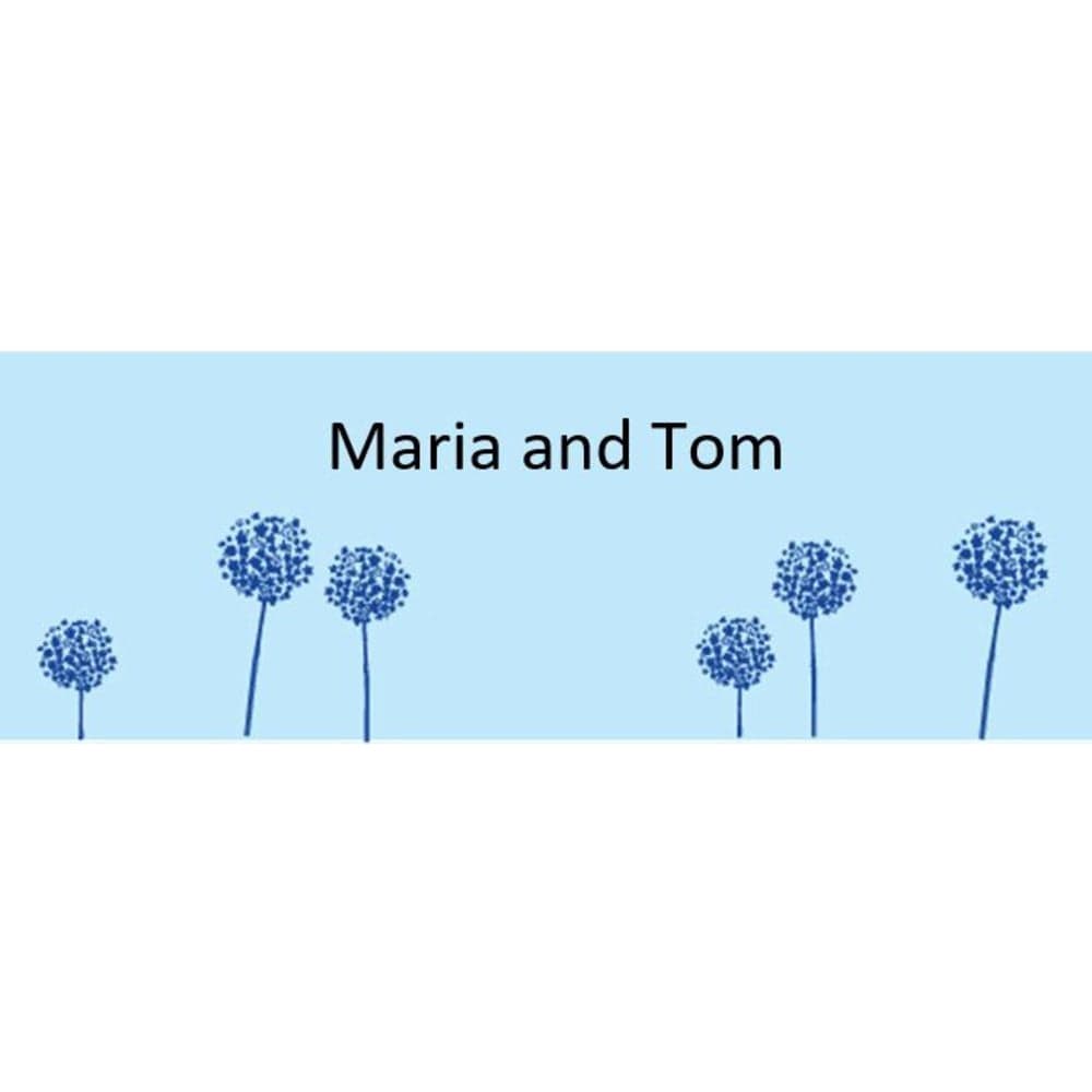 Template for 8.5 x 11 Dandelion Labels | Gartner Studios