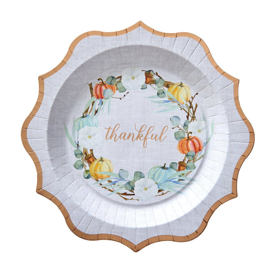 Thankful Thanksgiving Dinner Plates Gartner Studios Plates + Dishes 36946