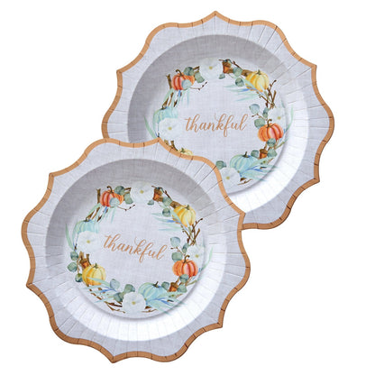 Thankful Thanksgiving Dinner Plates Gartner Studios Plates + Dishes 36946