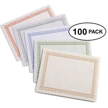 Variety Pack Certificate Paper - 100 Count Gartner Studios Certificate Paper 74933