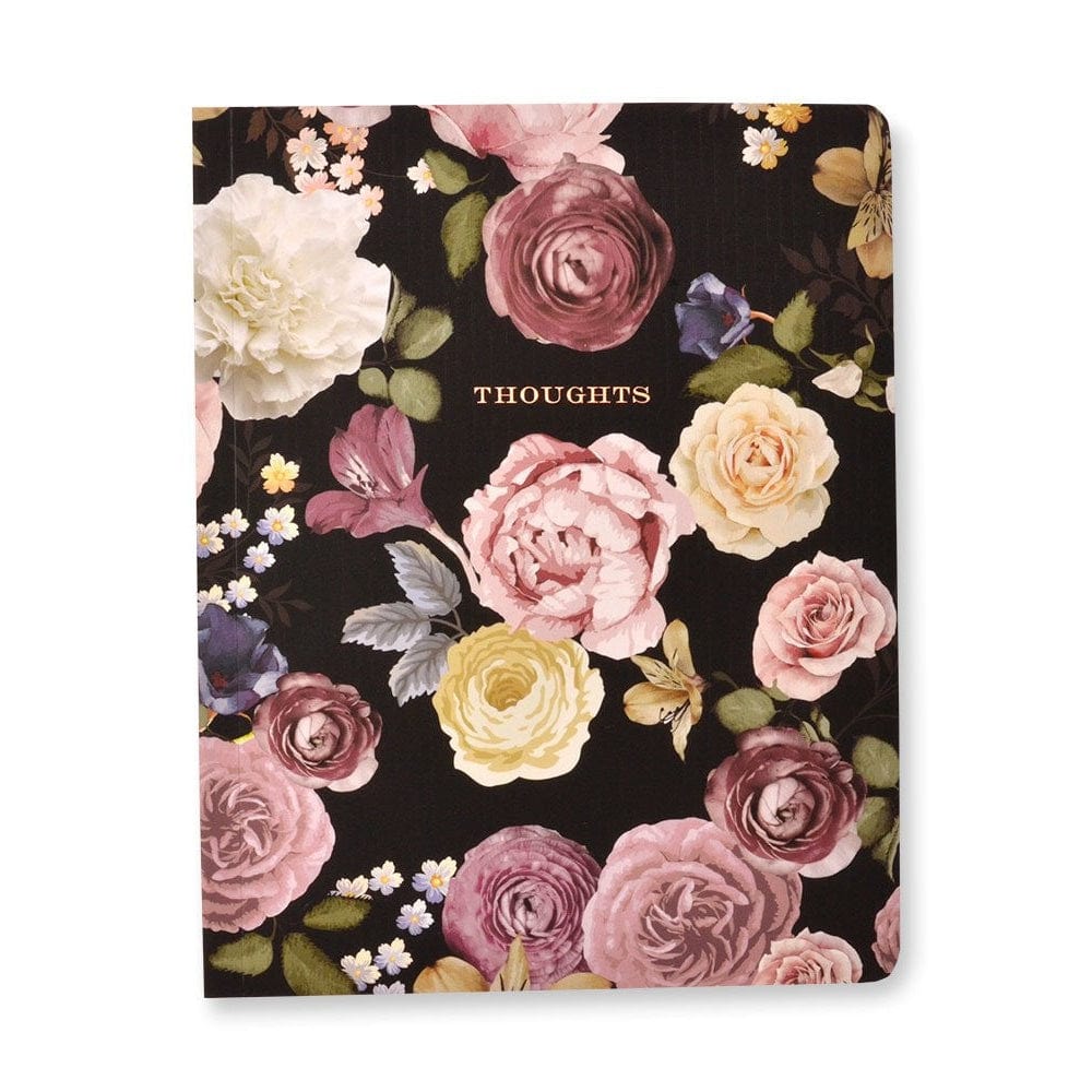 Vintage Floral &#39;thoughts&#39; Notebook Gartner Studios Notebooks 25766