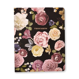 Vintage Floral 'thoughts' Notebook Gartner Studios Notebooks 25766