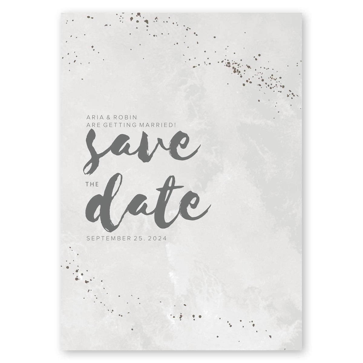 Watercolor Save The Date Light Gray Gartner Studios Save The Dates 96015