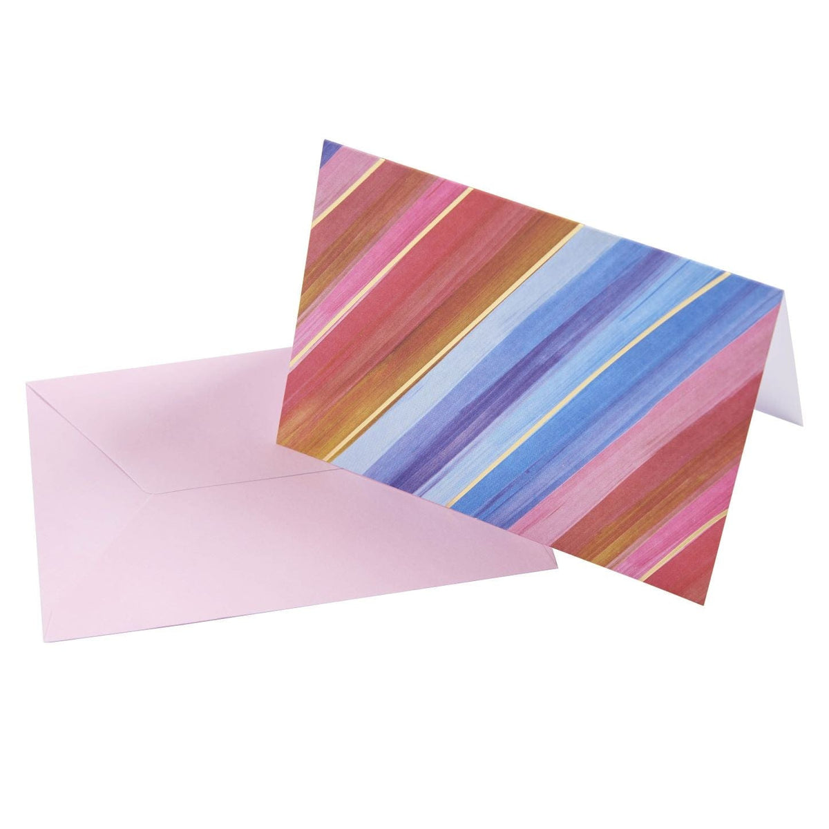 Watercolor Striped Cards  - 20 Count Gartner Studios Note Cards 94129