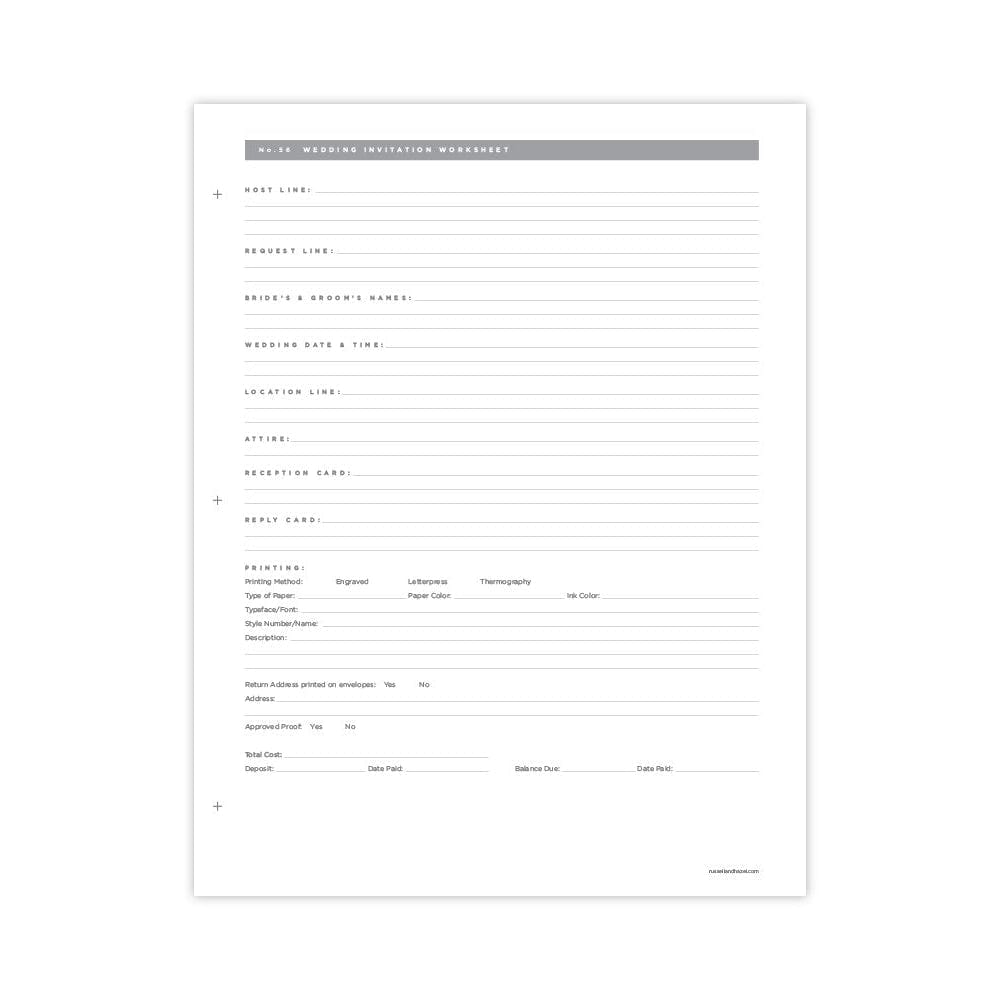 Free Printable Wedding Planner for Wedding Binder!