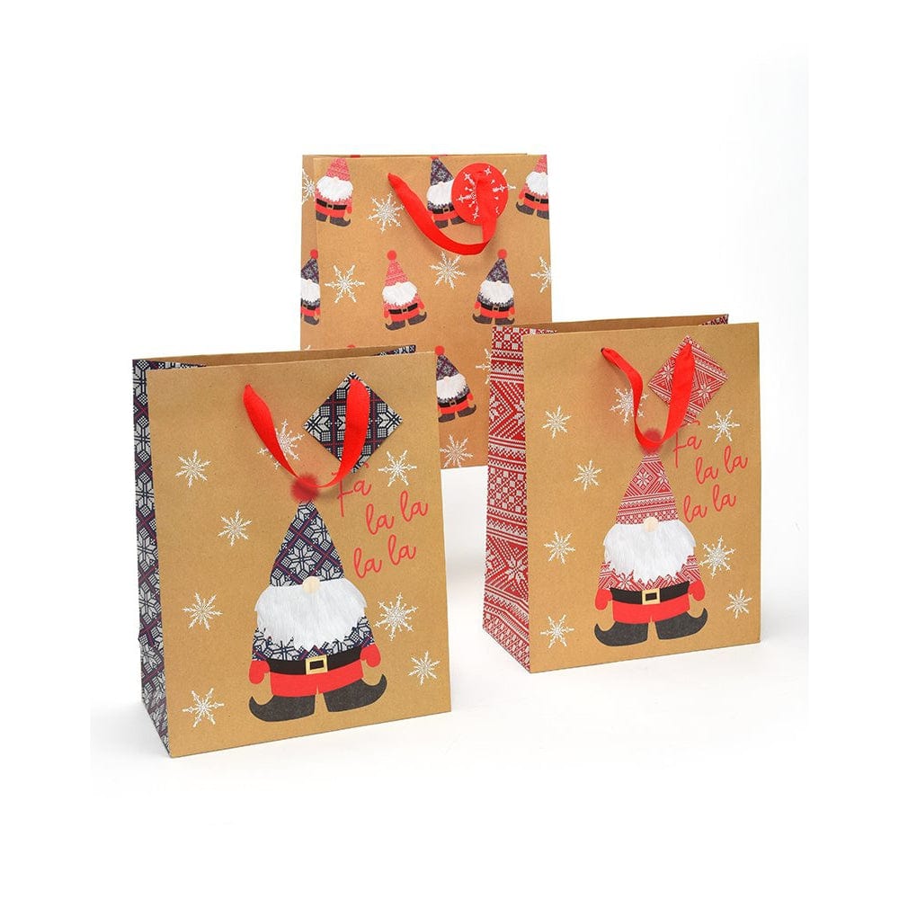 Whimsical Gnomes Gift Bags With Tag - 3 Count Extra Small Gartner Studios Gift Bags 44859