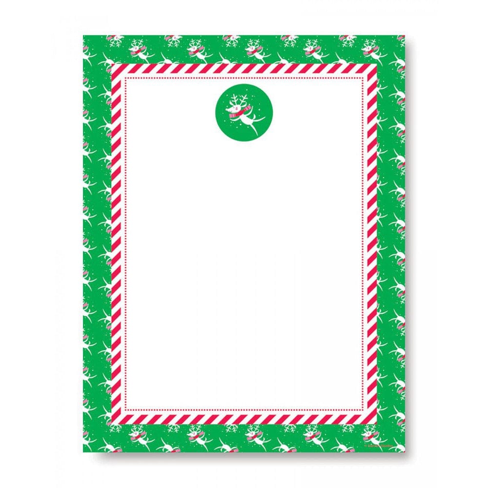 Whimsy Reindeer Stationery - 25 Count Gartner Studios Stationery Paper 79848