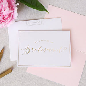 Will You Be My Bridesmaid Cards - 8 Count Gartner Studios Note Cards 34932