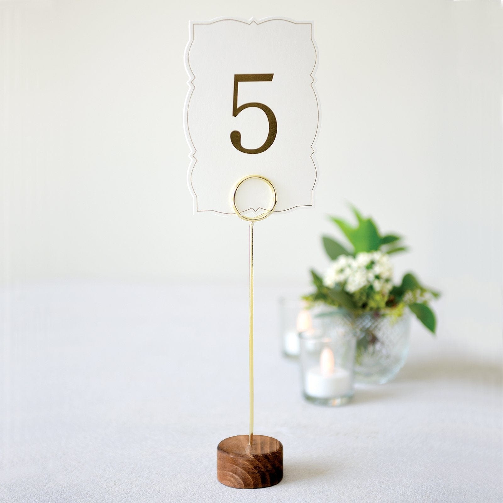 Wedding Table Number Cards