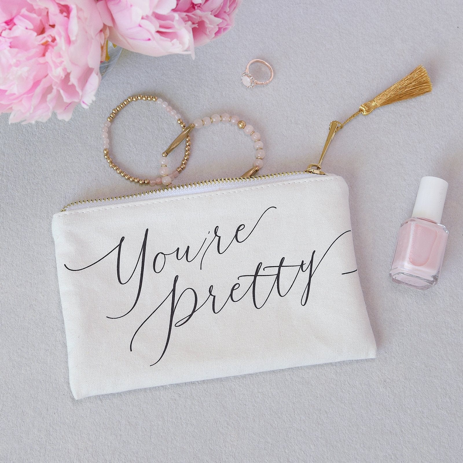 'You're Pretty' Makeup Bag Gartner Studios Pouch 35068